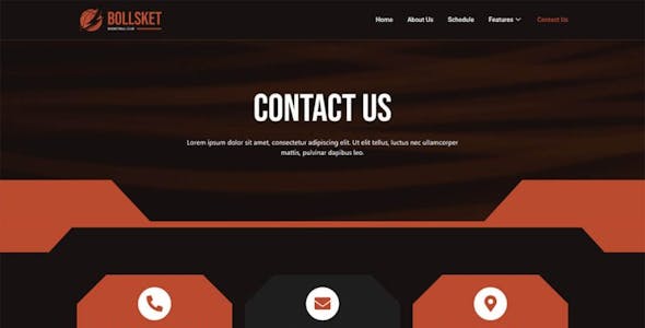Bollsket - Basketball Club & Sport Elementor Template Kit